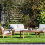 Teak Outdoor Deep Seating Furniture Set